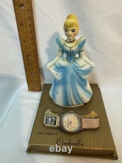 Cinderella Porcelain Figurine And Watch
