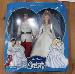 Cinderella & Prince Charming Special Edition Wedding Doll Set NIB Rare Vintage