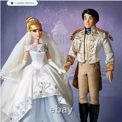 Cinderella and Prince Charming Limited Edition Wedding Doll Set 70th Anniversary