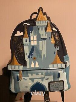 Cinderella's Walt Disney World Castle Loungefly Mini Backpack