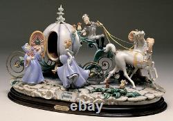 Cinderella with Coach Capodimonte Laurenz Disney C. O. A. Original Box