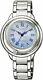 Citizen $750 Womens Eco-drive Disney Cinderella Diamond Silver Watch Ew5510-53n
