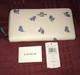 Coach X Disney Cinderella C2893 Accordion Zip Wallet With Flying Birds Print New