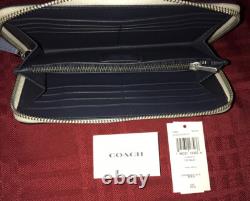 Coach X Disney Cinderella C2893 Accordion Zip Wallet With Flying Birds Print New