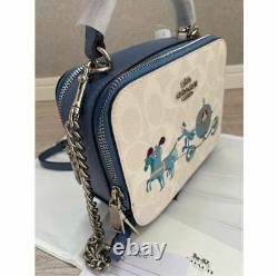 Coach x DisneyCinderellaC1426 Top Handle Crossbody Handbag WhiteNEW