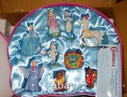DISNEY 1950 CINDERELLA FIGURINE SET 9 PC Limited Edition NIB