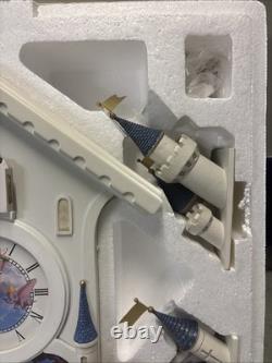 DISNEY CINDERELLA CASTLE NEW! Cuckoo CLOCK Happiest Of Times Bradford Exchange