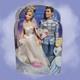 DISNEY CINDERELLA & PRINCE CHARMING NRFB Fairytale Wedding X2846
