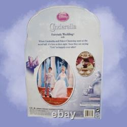 DISNEY CINDERELLA & PRINCE CHARMING NRFB Fairytale Wedding X2846