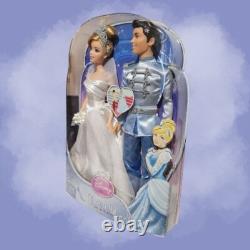 DISNEY CINDERELLA & PRINCE CHARMING NRFB Fairytale Wedding X2846