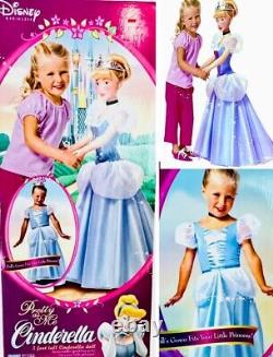 DISNEY PRINCESS CINDERELLA PRETTY AS ME 3FT. DOLL withWEAR & SHARE GOWNNEW IN BOX