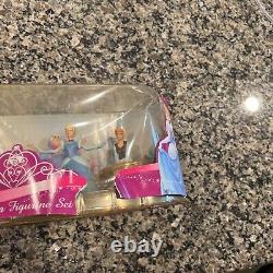 DISNEY STORE CINDERELLA 6 FIGURE FIGURINE PLAY SET Rare