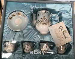 DISNEY STORE LIVE ACTION CINDERELLA LIMITED EDITION TEA SET 5pcs Set LE BNIB