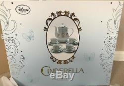 DISNEY STORE LIVE ACTION CINDERELLA LIMITED EDITION TEA SET 5pcs Set LE BNIB