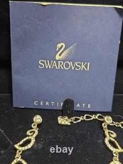 DISNEY SWAROVSKI Cinderella Choker & Earring Set NWT RARE In Box, COA