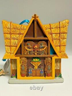 DISNEY Sculped Miniature Tiny Town Ornament ENCHANTED TIKI ROOM