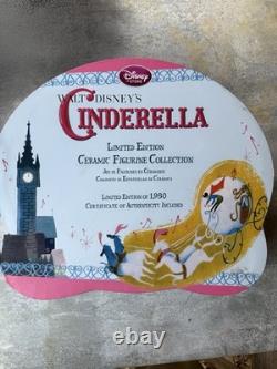 DISNEY Store CINDERELLA Ceramic FIGURINE SET 9 Limited Edition 1950 NIB