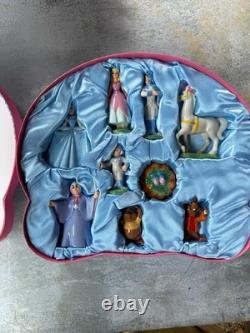 DISNEY Store CINDERELLA Ceramic FIGURINE SET 9 Limited Edition 1950 NIB