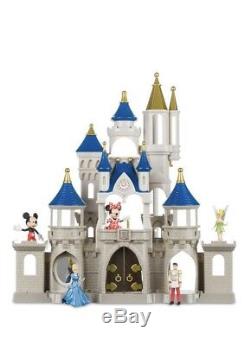 DISNEY WORLD PARKS CINDERELLA CASTLE PLAYSET MICKEY MINNIE Fireworks NEW