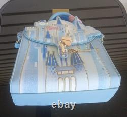 Danielle Nicole Disney Cinderella Castle Crossbody Top Handle Purse Bag NWT