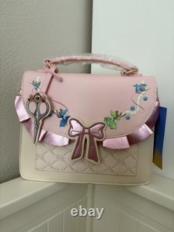Danielle Nicole Disney Cinderella Sewing Mice Crossbody Convertible Handbag Nwt