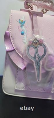 Danielle Nicole Disney Cinderella Sewing Mice Crossbody Convertible Handbag Nwt