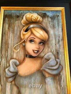 Darren Wilson Cinderella Fade Framed Canvas Giclee Disney Parks