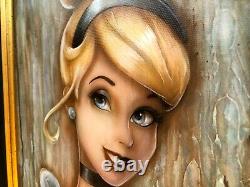 Darren Wilson Cinderella Fade Framed Canvas Giclee Disney Parks