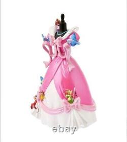 Disney 2021 Figure Cinderella Pink Dress with Jack Gus and the blue birds NEW FS