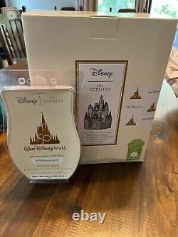 Disney 50th Anniversary Cinderella Castle Scentsy Warmer with Scented Wax Brick