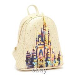 Disney 50th Anniversary Set Of Cinderella Castle Loungefly Backpack & Headbband