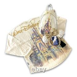 Disney 50th Set Of 3 Castle Loungefly Backpack, Spirit Jersey M Size & Headband