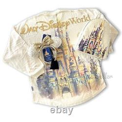 Disney 50th Set Of 3 Castle Loungefly Backpack, Spirit Jersey M Size & Headband