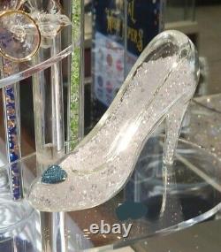 Disney Arribas CRYSTAL FILLED CINDERELLA GLASS SLIPPER! You Choose Colors! Parks