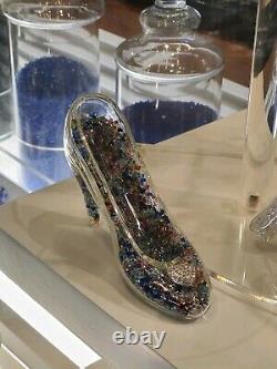 Disney Arribas CRYSTAL FILLED CINDERELLA GLASS SLIPPER! You Choose Colors! Parks