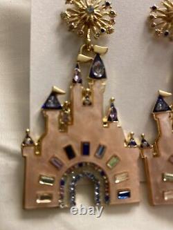 Disney Baublebar x PARKS Collection Cinderella Castle Earrings WDW 50th from JPN