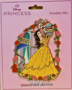 Disney Belle LE500 PALM Library Jumbo Pin