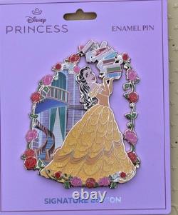 Disney Belle LE500 PALM Library Jumbo Pin