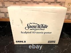 Disney CAST Cinderella Sculpted 3D Movie Poster CODE 3 NEW iN BOX RETIRED