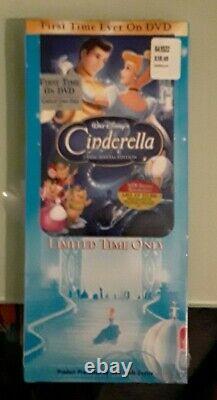 Disney CINDERELLA 2 disc special edition platinum DVD NEW long box corner dings