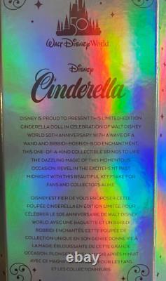 Disney CINDERELLA 50th Anniversary 17 Inch Limited Edition DOLL 6522/10000