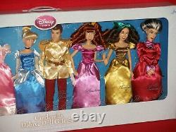 Disney CINDERELLA Deluxe Doll Set Gift Play Toy Lady Tremaine Drizella Anastasia