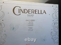 Disney CINDERELLA Limited Edition 3000 Fine China Tea Set Pot Gold Foil TeaPot