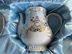 Disney CINDERELLA Limited Edition 3000 Fine China Tea Set Pot Gold Foil TeaPot