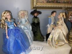Disney Cinderella 12 in Collector Fashion Doll Lot with Prince & Accessories