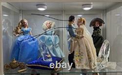 Disney Cinderella 12 in Collector Fashion Doll Lot with Prince & Accessories