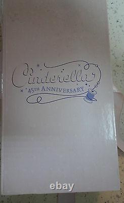 Disney Cinderella 45TH ANNIVERSARY WATCH CINDERELLA DRESS WITH BIRDS new box