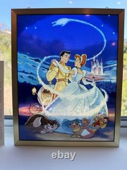 Disney Cinderella 45th Anniversary Limited Edition Stained Glass New in Box