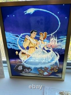 Disney Cinderella 45th Anniversary Limited Edition Stained Glass New in Box