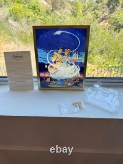 Disney Cinderella 45th Anniversary Limited Edition Stained Glass New in Box